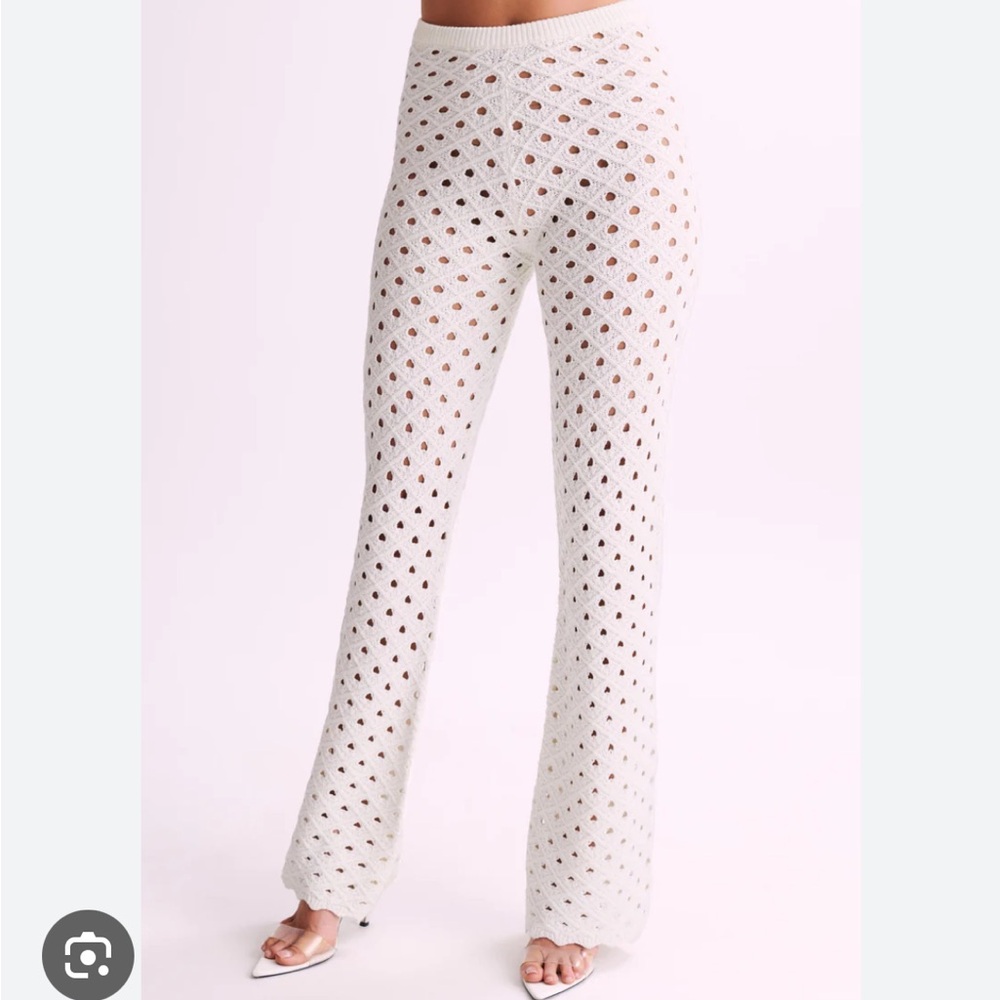 Meshki crochet pants